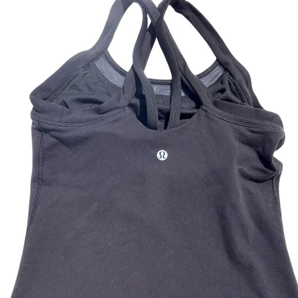 Women's Lululemon Rally Your Heart Tank Size 4 Black - Picture 12 of 12